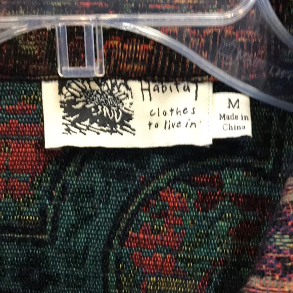 Habitat women’s size medium lovely print button down jacket - Picture 2 of 6